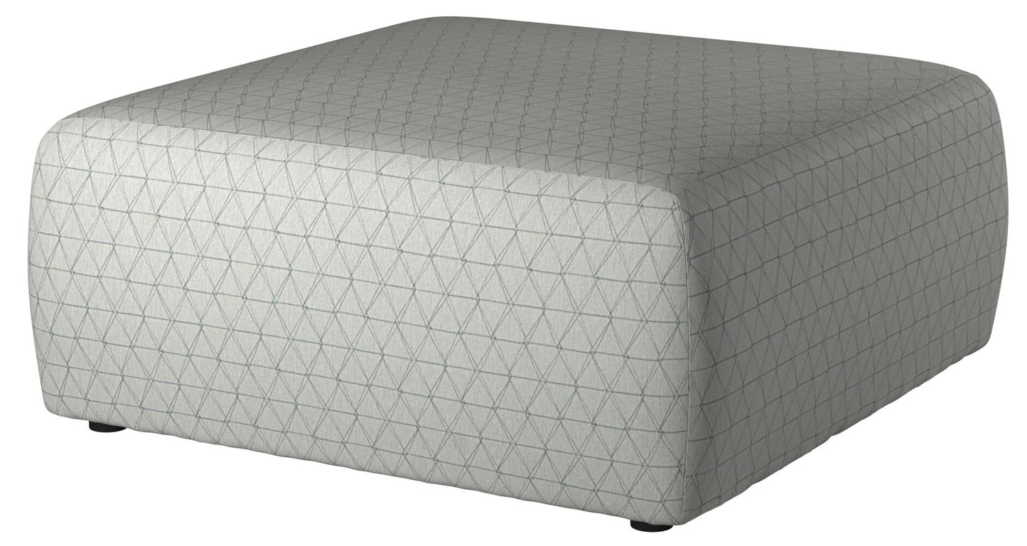 Zeller - Cocktail Ottoman - Spa - Hornell Furniture Outlet