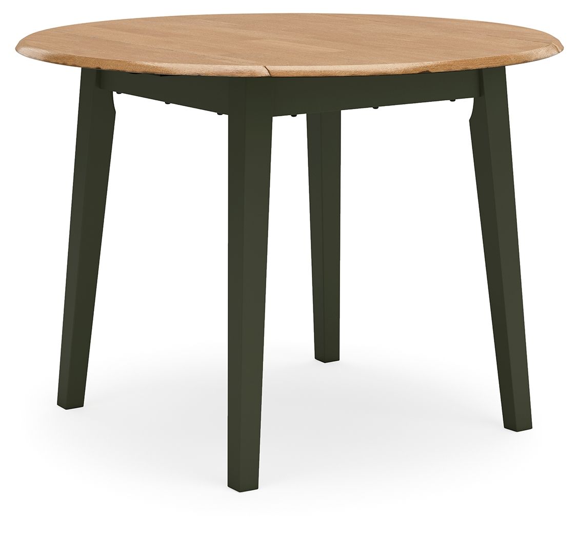 Gesthaven - Round Dining Room Drop Leaf Table Set - Hornell Furniture Outlet