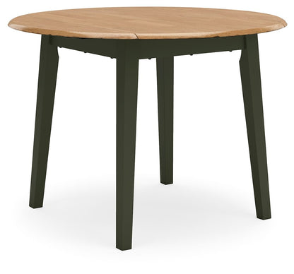 Gesthaven - Round Dining Room Drop Leaf Table Set - Hornell Furniture Outlet