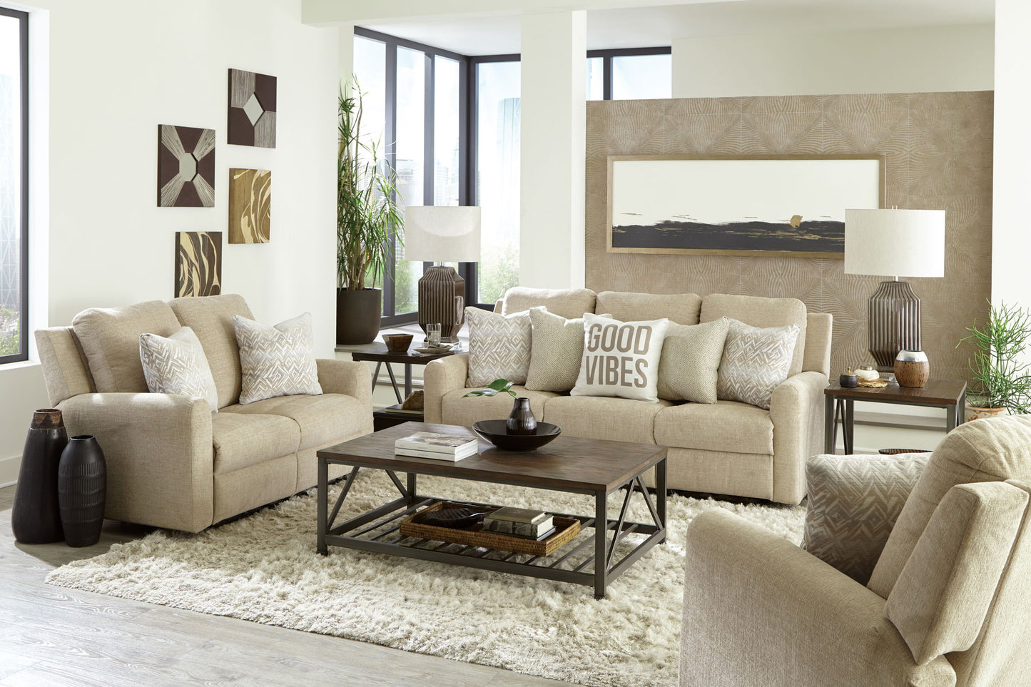 Calvin - Reclining Loveseat - Hornell Furniture Outlet