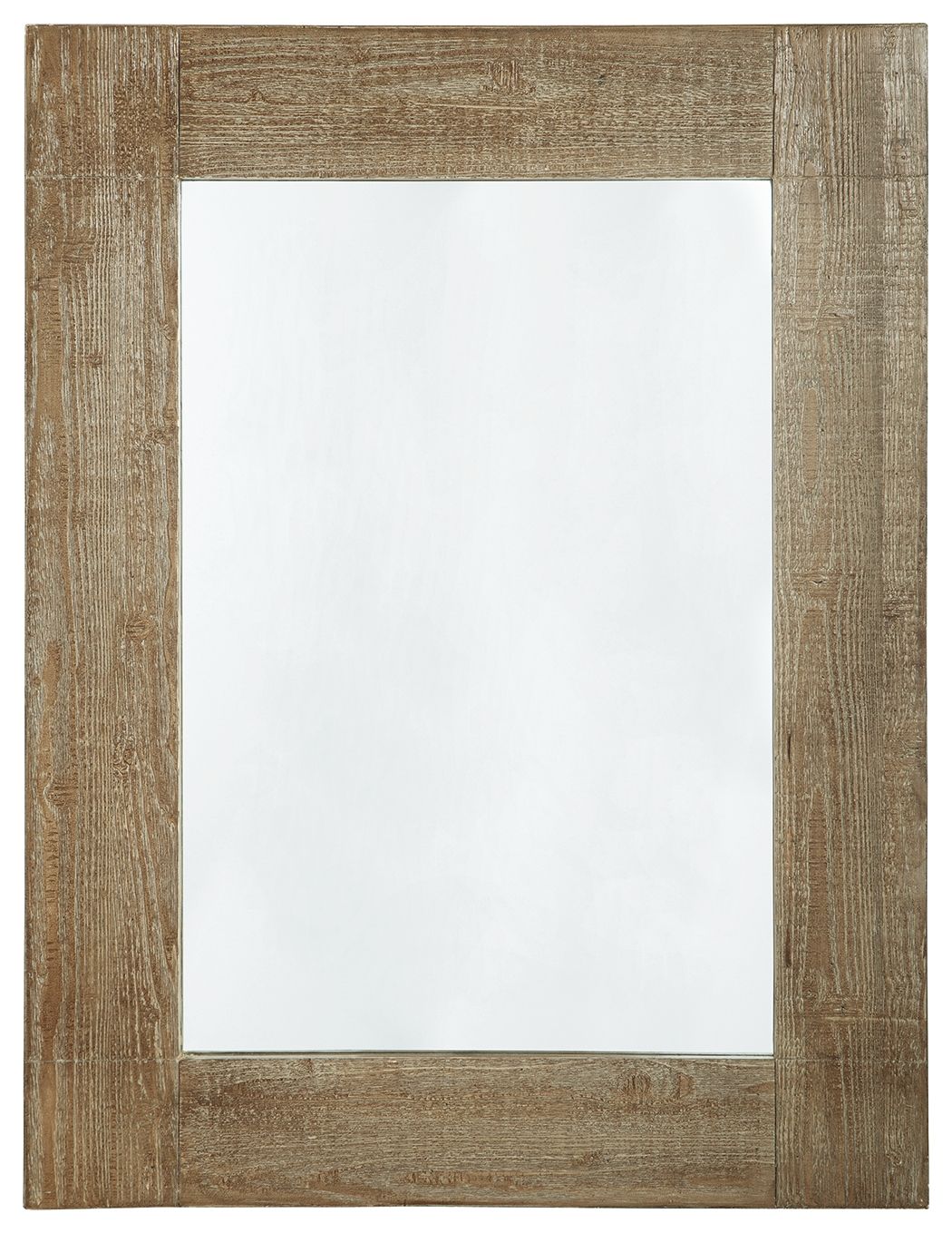 Waltleigh - Distressed Brown - Accent Mirror - Hornell Furniture Outlet