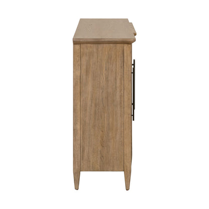 Pavilion - 4 Door Accent Cabinet - Brown - Hornell Furniture Outlet
