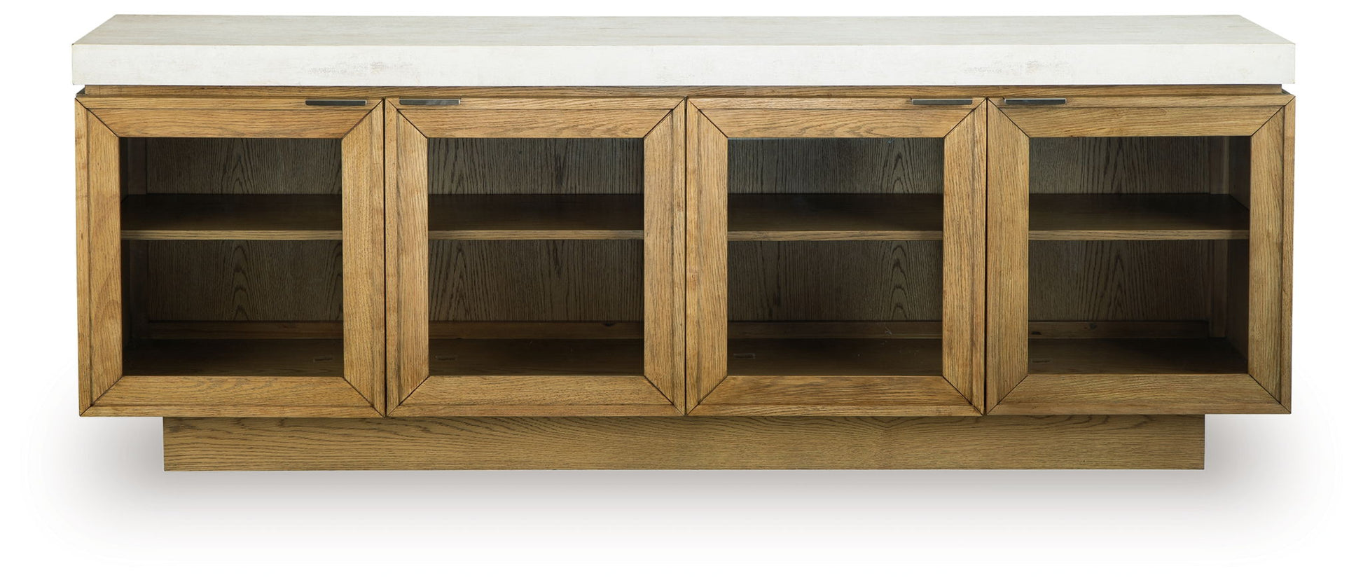 Adanworth - Accent Cabinet - Light Brown / Gray - Hornell Furniture Outlet