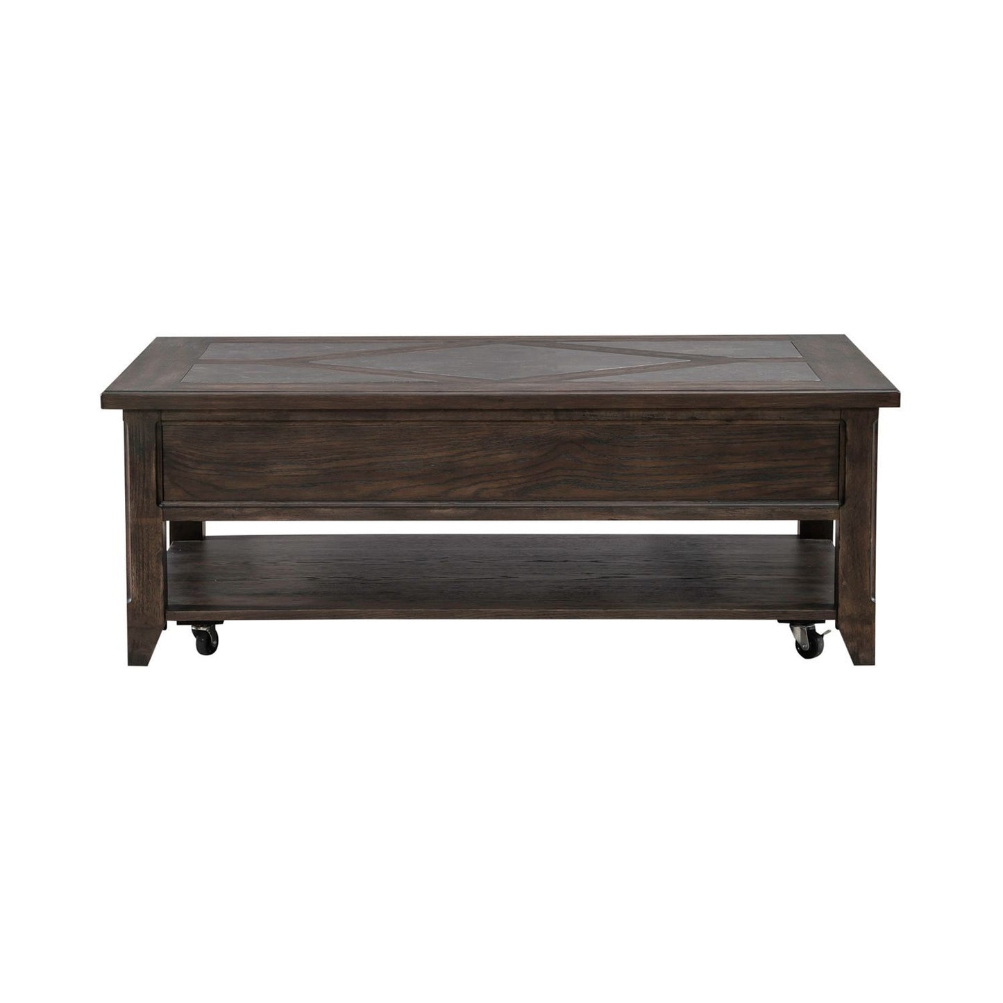 Paradise Valley - Rectangular Cocktail Table - Dark Brown - Hornell Furniture Outlet
