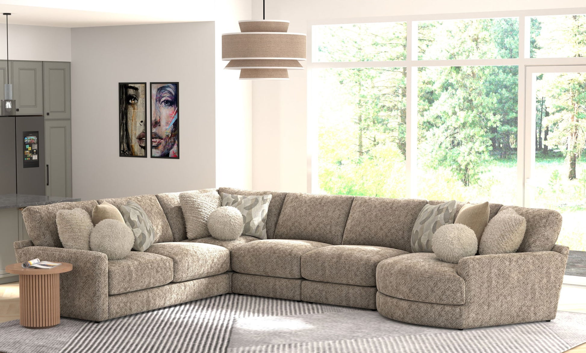 Turner - Sectional - Hornell Furniture Outlet