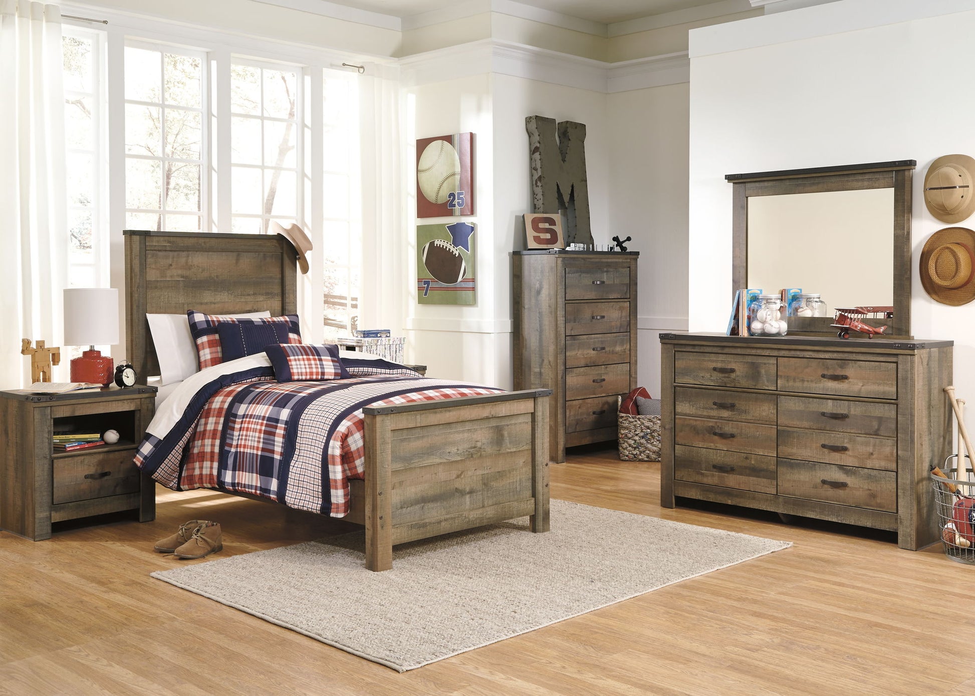 Trinell - Youth Panel Headboard - Hornell Furniture Outlet