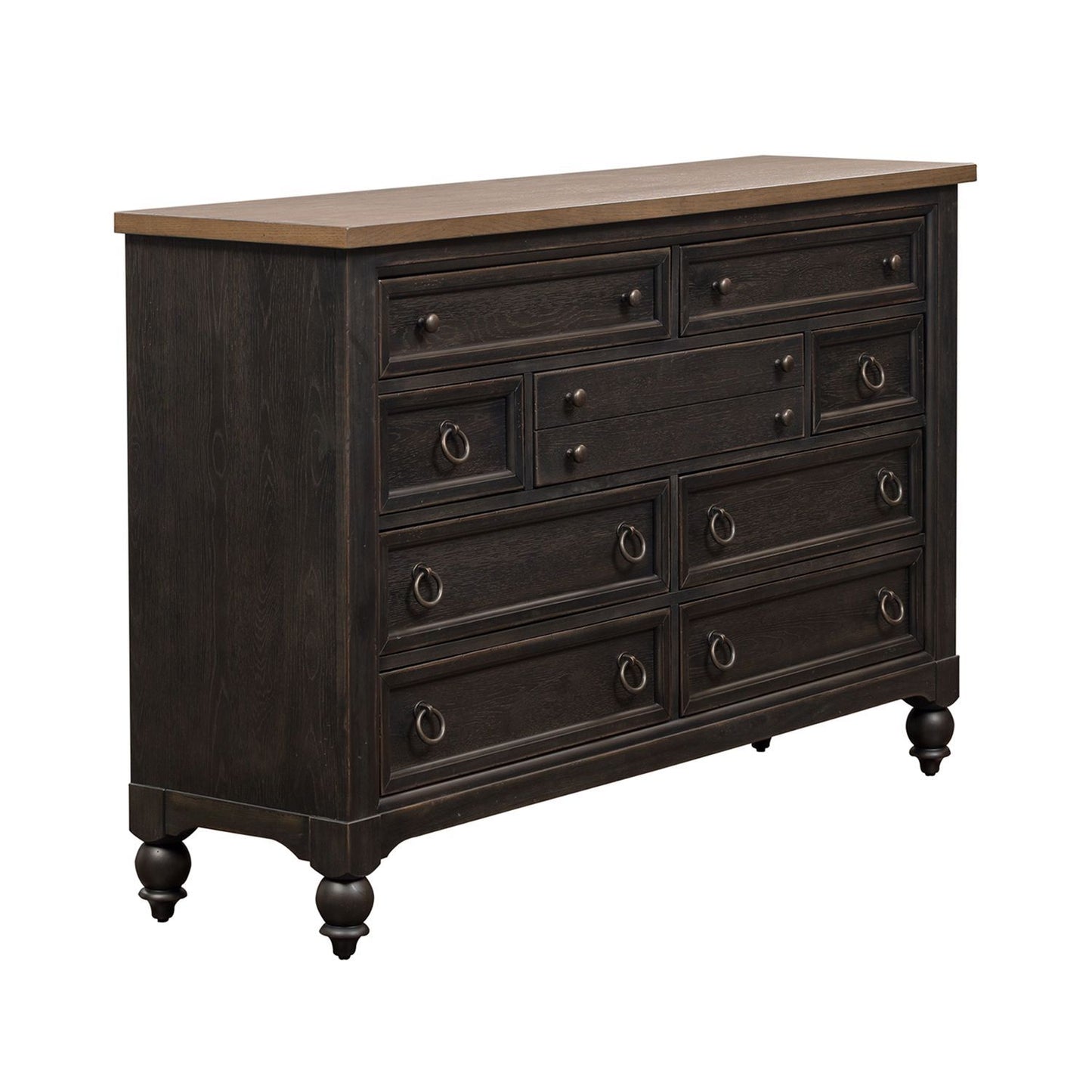 Americana Farmhouse - 9 Drawer Dresser - Hornell Furniture Outlet