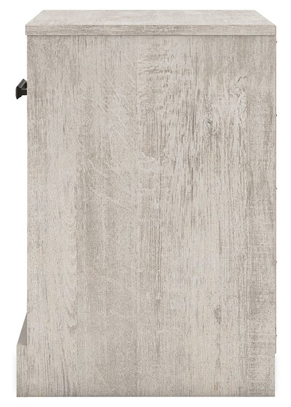 Shawburn - Gray - One Drawer Night Stand - Hornell Furniture Outlet