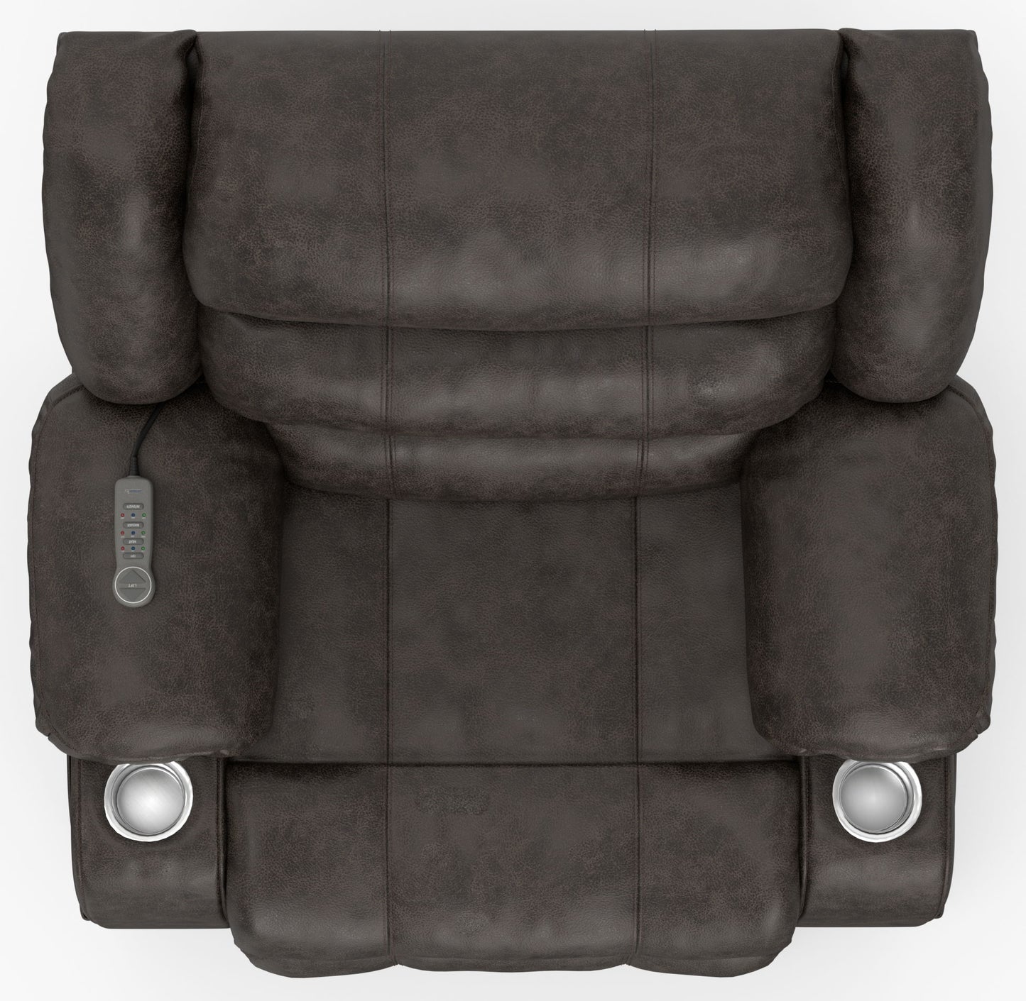 Tucker - Power Lift Recliner With Heat & Massage - Steel - Hornell Furniture Outlet