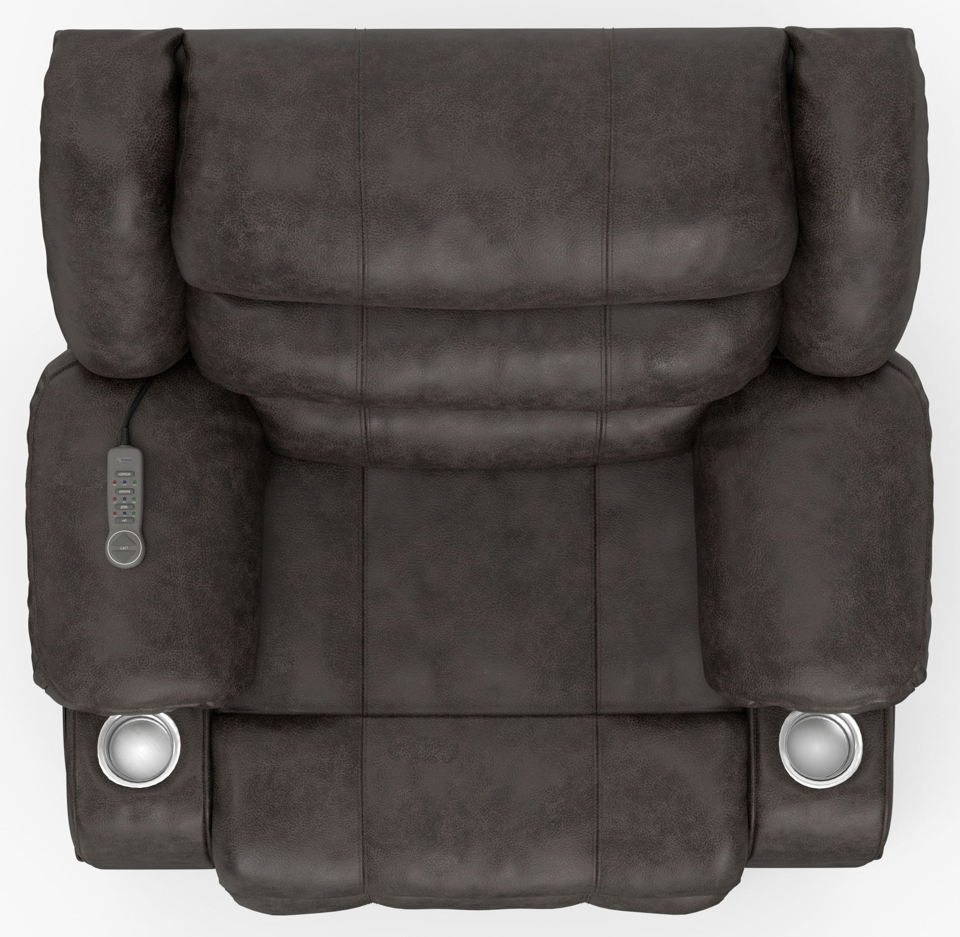 Tucker - Power Lift Recliner With Heat & Massage - Steel - Hornell Furniture Outlet