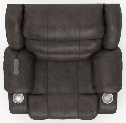 Tucker - Power Lift Recliner With Heat & Massage - Steel - Hornell Furniture Outlet