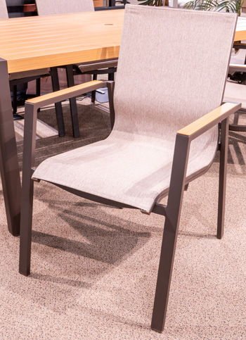 Carmel Highlands - Dark Brown - Sling Arm Chair (Set of 4) - Hornell Furniture Outlet