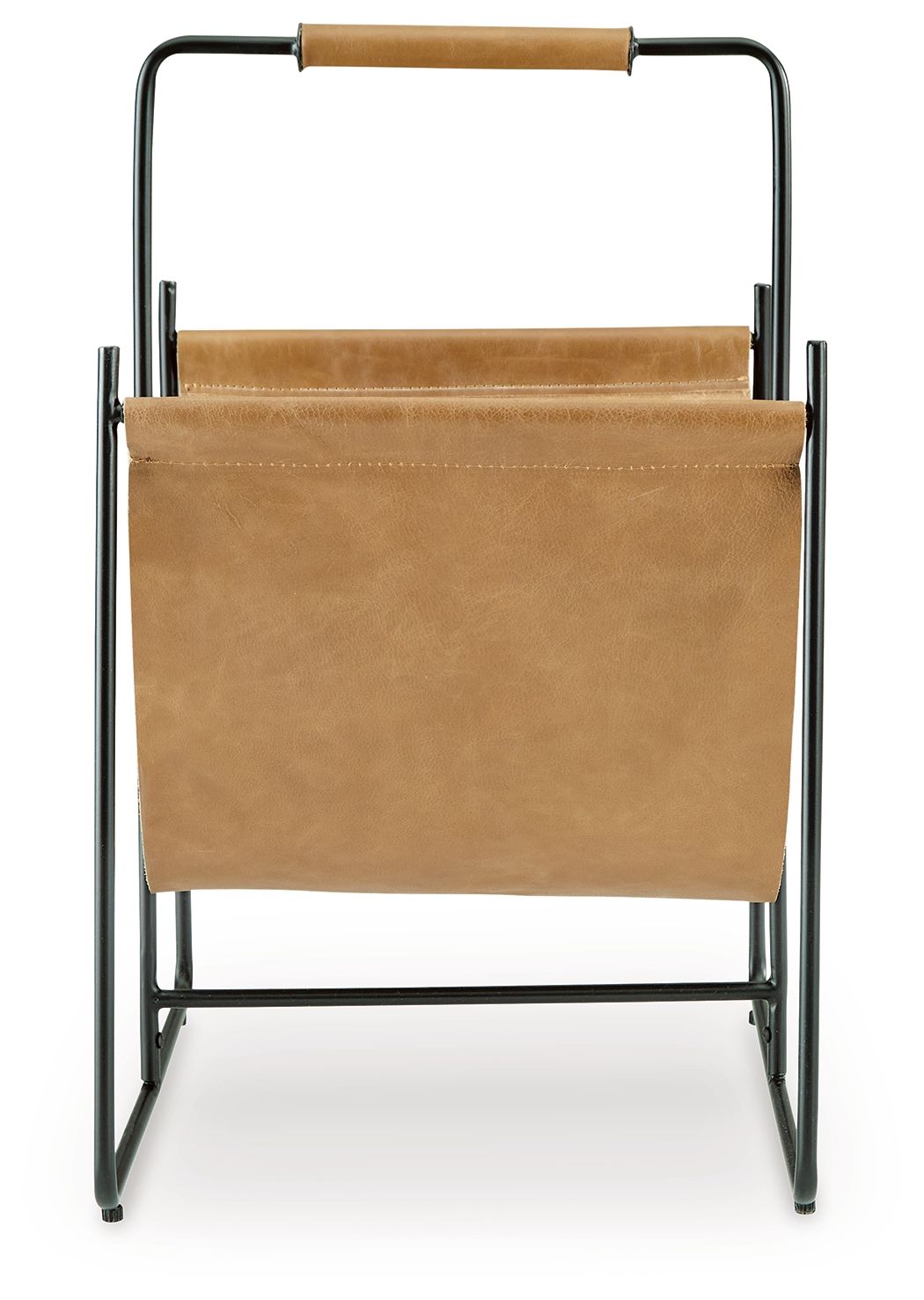 Faronworth - Brown / Black - Magazine Rack - Hornell Furniture Outlet