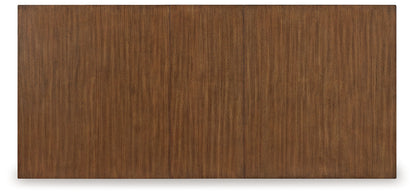 Lyncott - Brown - Rectangular Dining Room Extension Table - Hornell Furniture Outlet