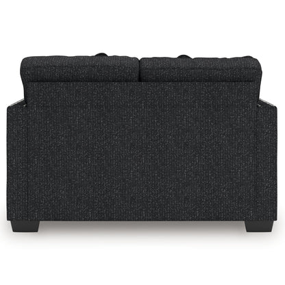 Jasmine Peaks - Coal - Loveseat - Hornell Furniture Outlet