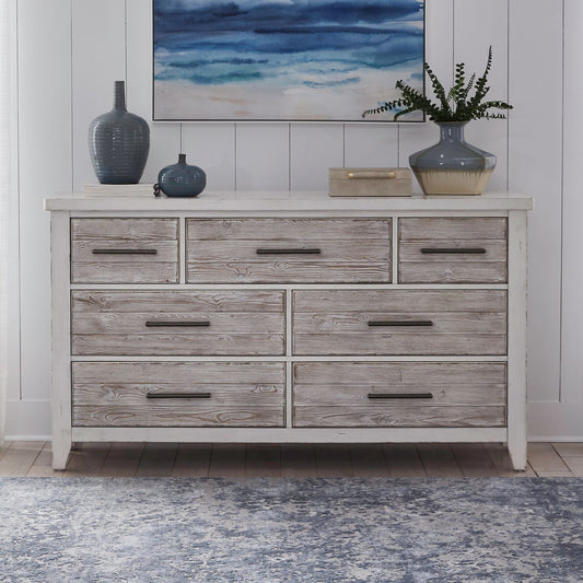 Backroads - 7 Drawer Dresser - White - Hornell Furniture Outlet