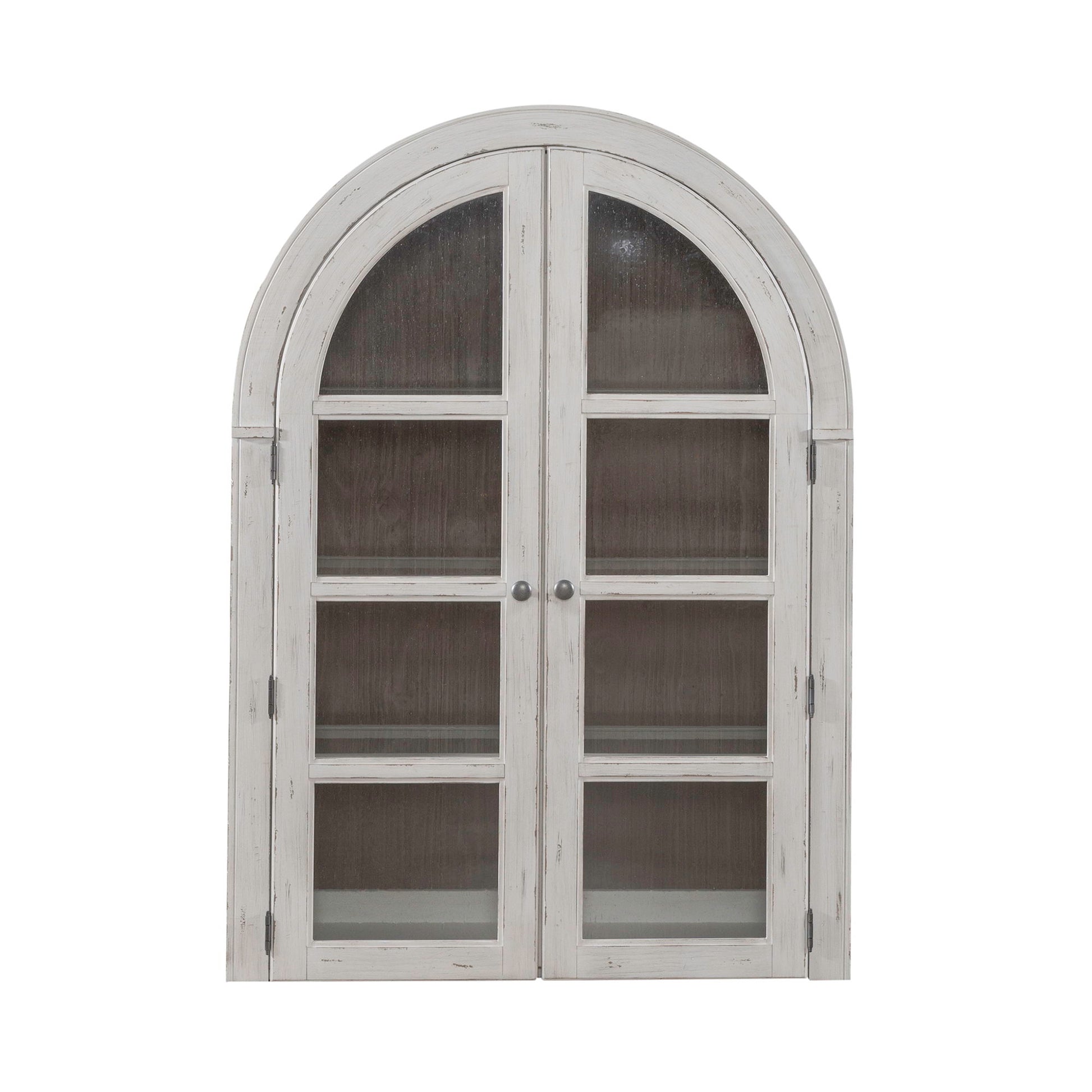 River Place - Curio Hutch - White - Hornell Furniture Outlet