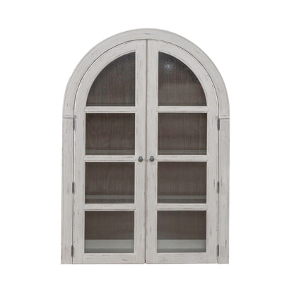 River Place - Curio Hutch - White - Hornell Furniture Outlet