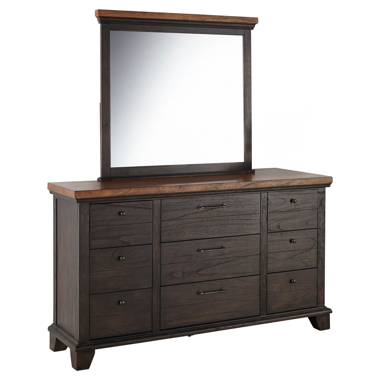 Bear Creek - Dresser And Mirror - Hornell Furniture Outlet