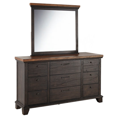Bear Creek - Dresser And Mirror - Hornell Furniture Outlet