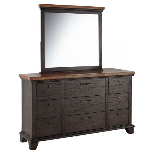 Bear Creek - Dresser And Mirror - Hornell Furniture Outlet