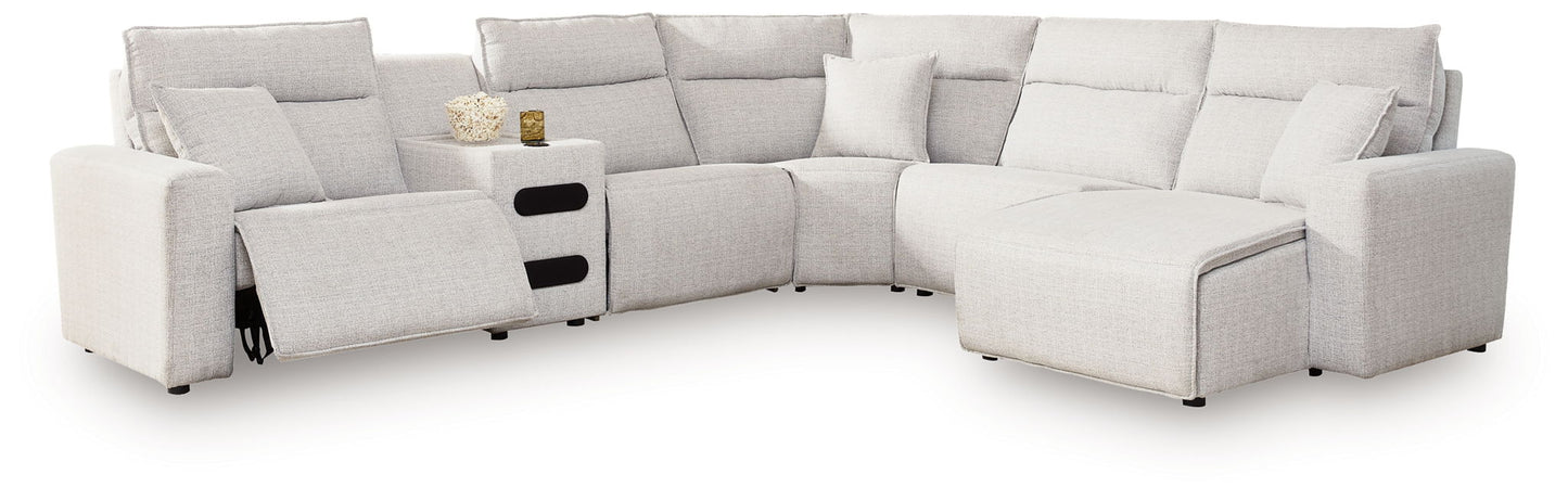 Modmax II - Reclining Sectional - Stone - Hornell Furniture Outlet