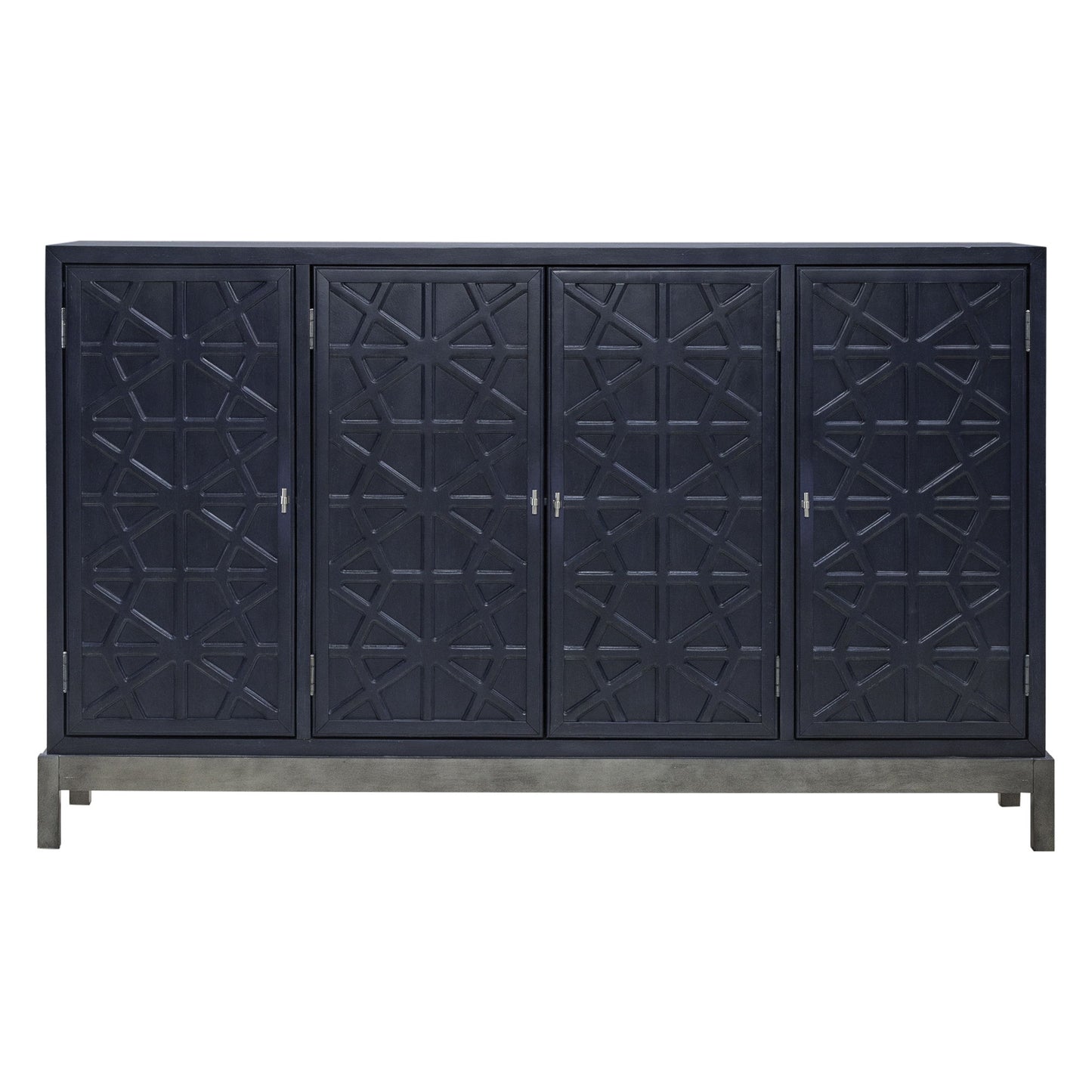 Braxton - Accent Cabinet - Azure Blue - Hornell Furniture Outlet