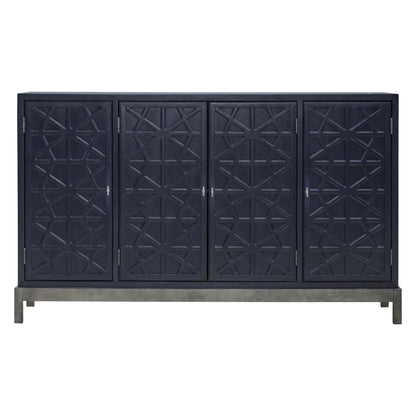 Braxton - Accent Cabinet - Azure Blue - Hornell Furniture Outlet