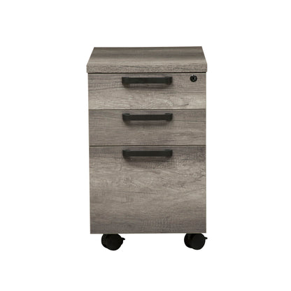 Tanners Creek - 2 Piece Home Office Desk Set - Dark Gray - Hornell Furniture Outlet