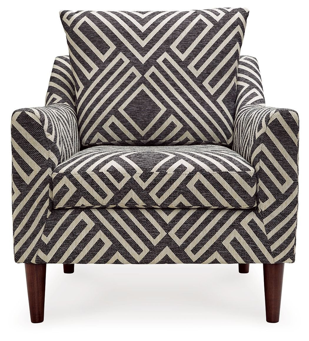 Morrilton Next - Gen Nuvella - Natural / Charcoal - Accent Chair - Hornell Furniture Outlet
