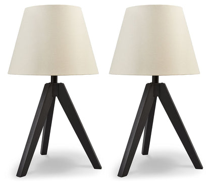 Laifland - Wood Table Lamp (Set of 2) - Hornell Furniture Outlet
