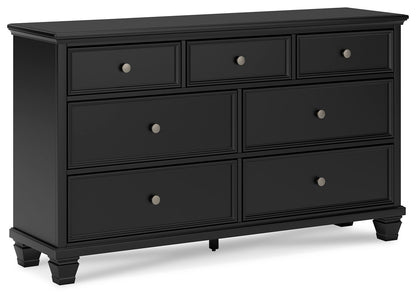 Lanolee - Black - Dresser - Hornell Furniture Outlet