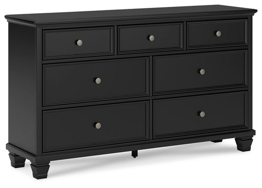 Lanolee - Black - Dresser - Hornell Furniture Outlet