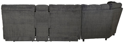 Ashland - Reclining Sectional With 4 Lay Flat Reclining Seats - Hornell Furniture Outlet