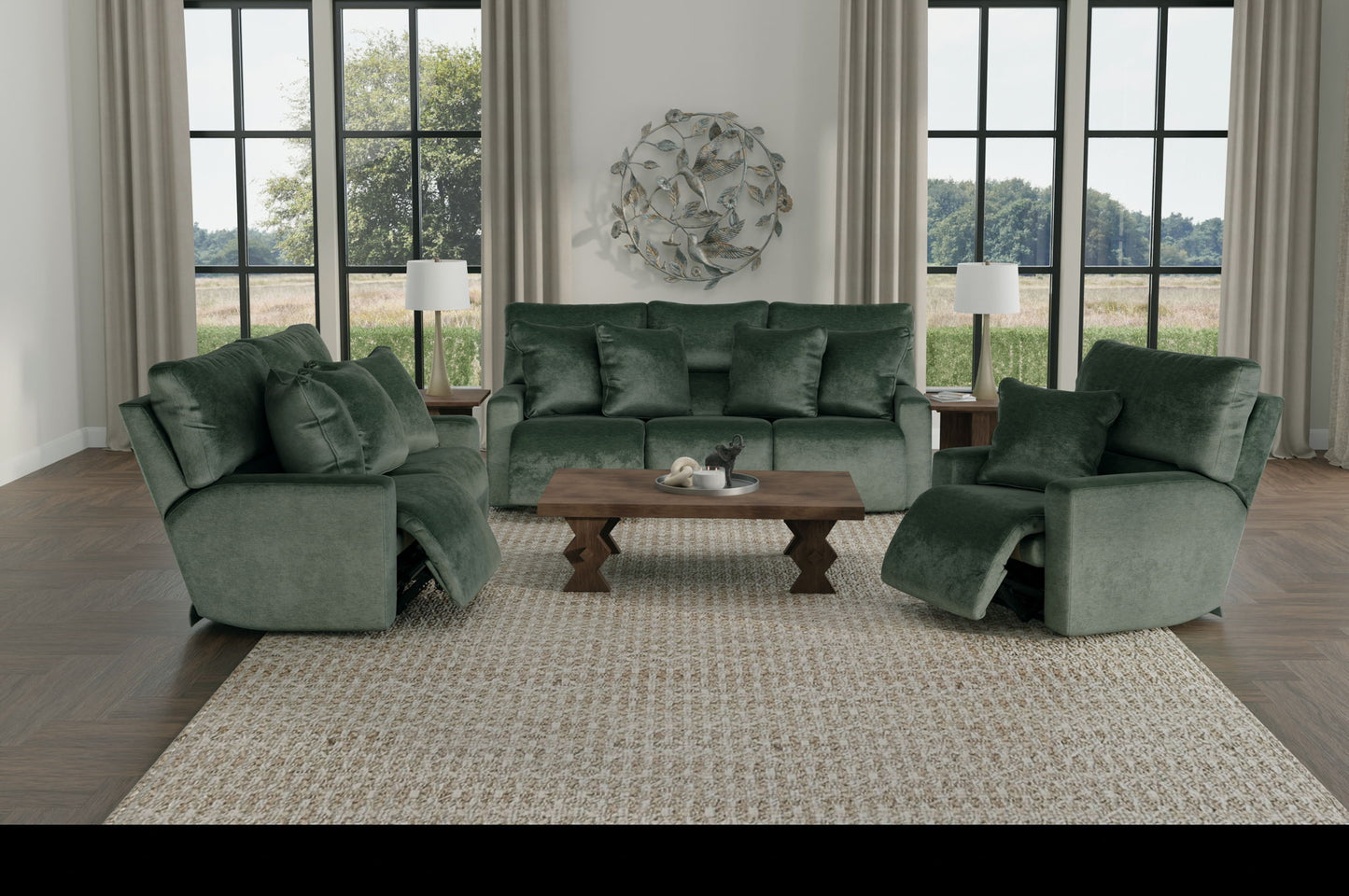 Rayton - Power Reclining Loveseat With Zero Gravity - Pine - Hornell Furniture Outlet