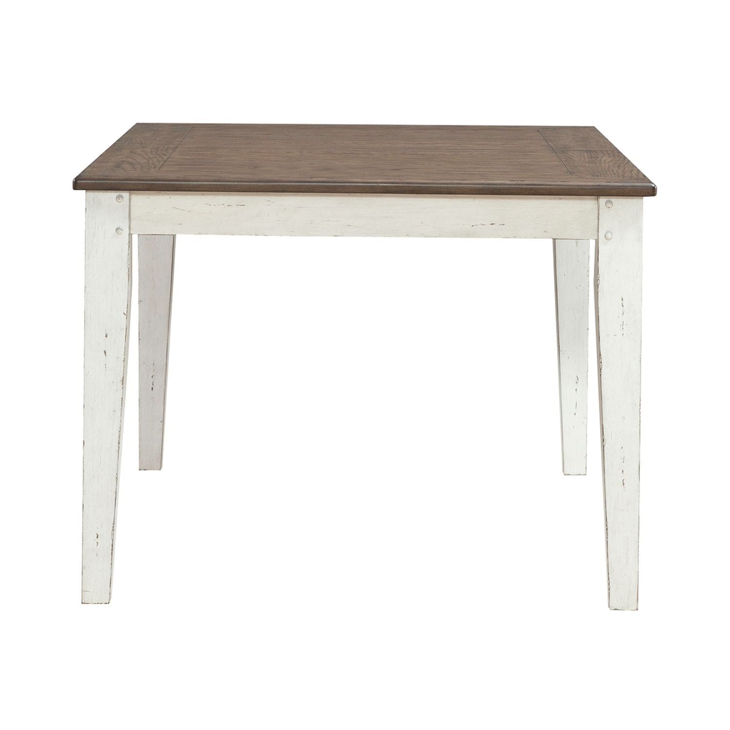 Al Fresco - Rectangular Leg Table - Graphite / Whitestone - Hornell Furniture Outlet