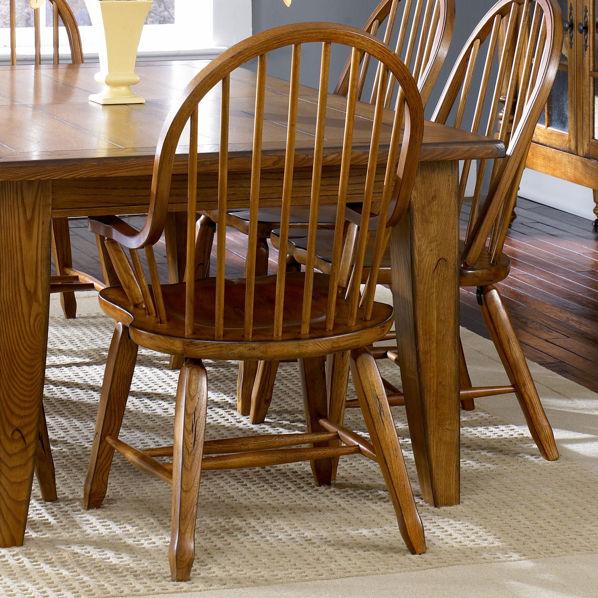 Treasures - Bow Back Arm Chair - Hornell Furniture Outlet