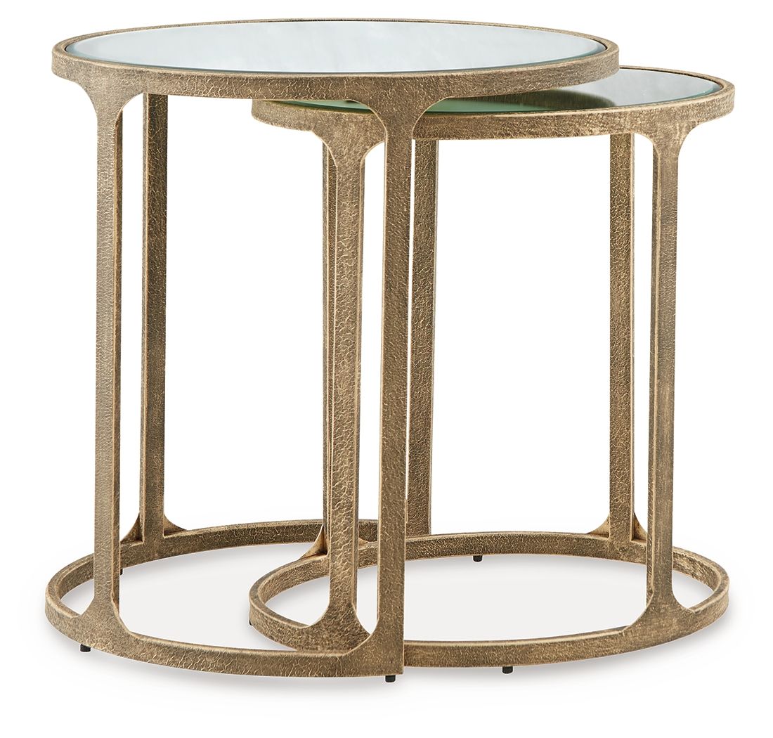 Irmaleigh - Antique Black - Accent Table Set (Set of 2) - Hornell Furniture Outlet