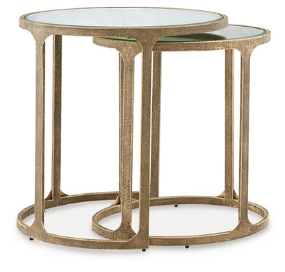 Irmaleigh - Antique Black - Accent Table Set (Set of 2) - Hornell Furniture Outlet