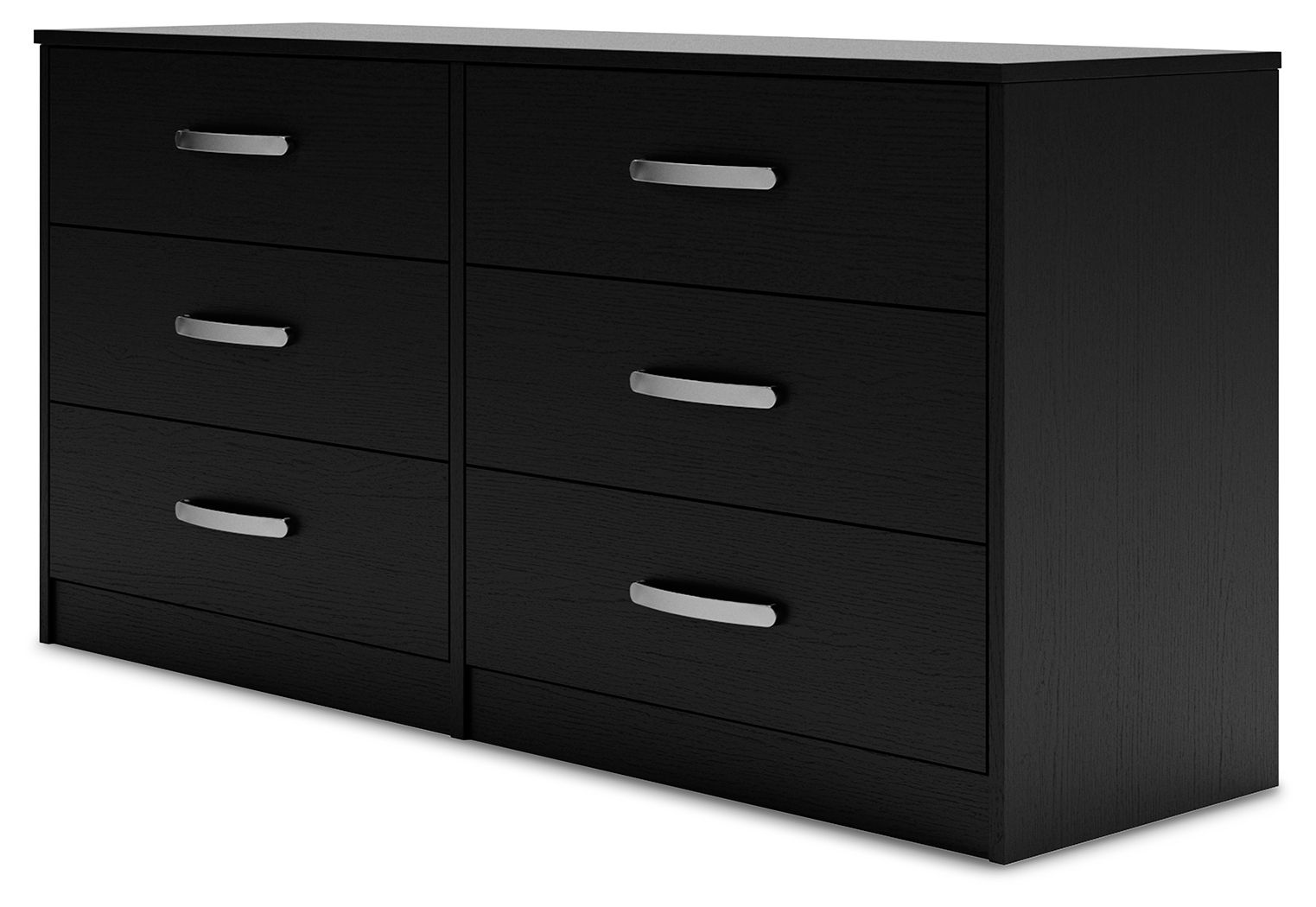 Finch - Six Drawer Dresser - 29'' Height - Black - Hornell Furniture Outlet