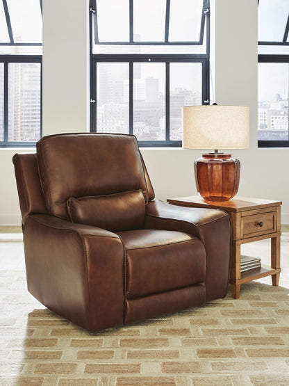 DeepWakes - Power Recliner With Adjustable Headrest - Hornell Furniture Outlet