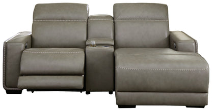 Correze - Power Reclining Sectional - Hornell Furniture Outlet