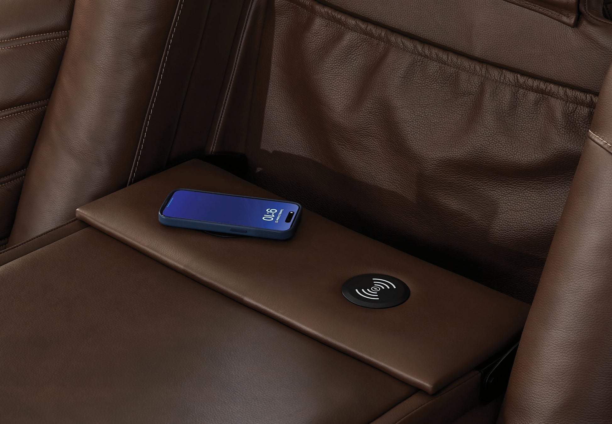 High Impact - Tobacco - Power Reclining Sofa / Adj Headrest - Hornell Furniture Outlet