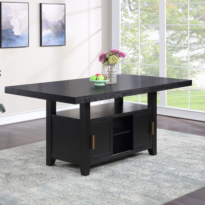 Yves - Dining Table - Black - Hornell Furniture Outlet