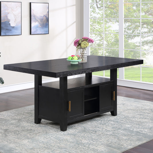 Yves - Dining Table - Black - Hornell Furniture Outlet