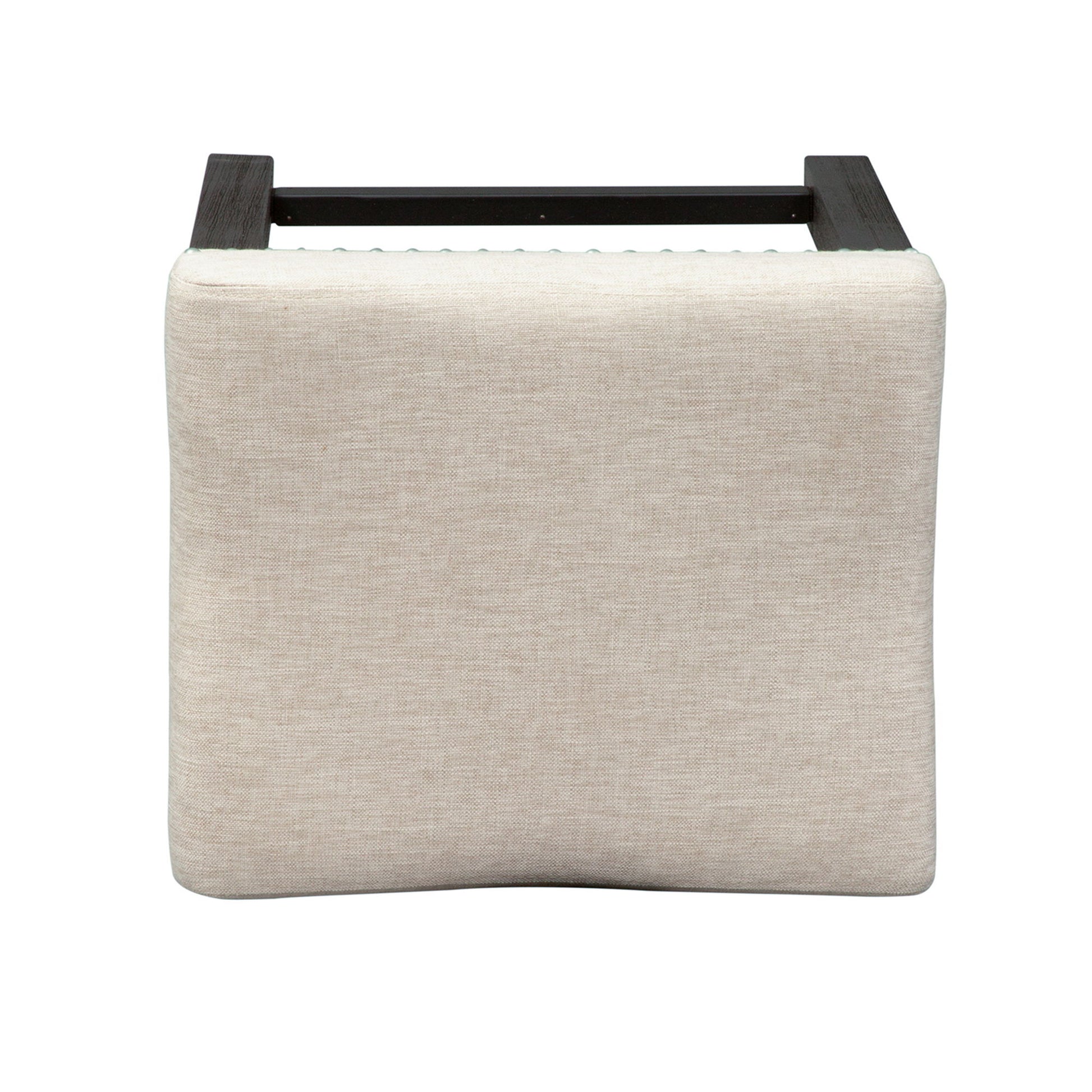 Heatherbrook - Upholstered Console Stool - Black - Hornell Furniture Outlet