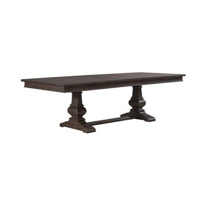 Paradise Valley - Trestle Table - Dark Brown - Hornell Furniture Outlet