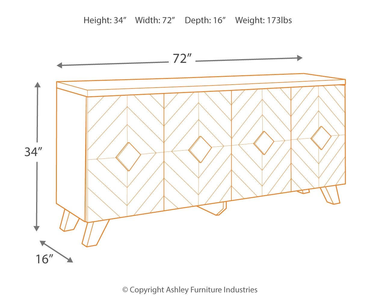 Robin Ridge - Brown / Beige - Accent Cabinet - Hornell Furniture Outlet