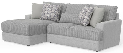 Titan - Sectional With Comfort Coil Seating And Accent Pillows Included - Hornell Furniture Outlet