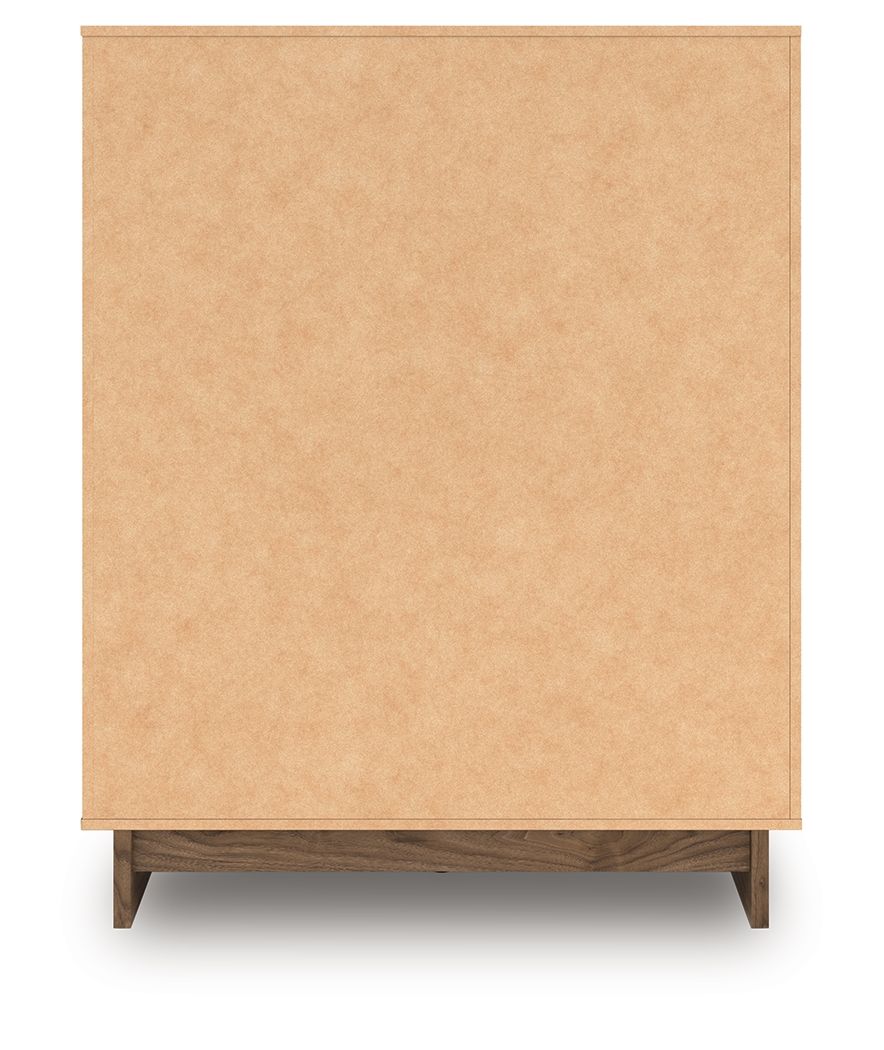 Chirason - Brown - Five Drawer Wide Chest - Hornell Furniture Outlet